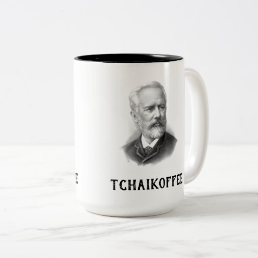 TCHAIKOFFEE MOK HUMORISTISCH (Voorkant rechts)