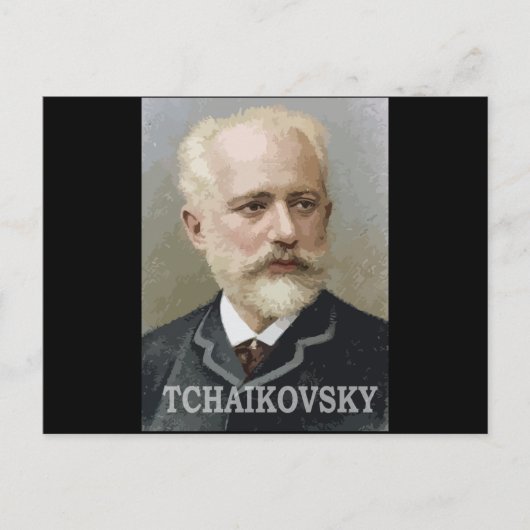 Tchaikovsky Briefkaart (Voorkant)