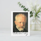 Tchaikovsky Briefkaart (Staand voorkant)