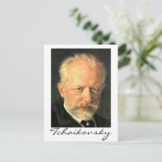 Tchaikovsky Briefkaart (Staand voorkant)