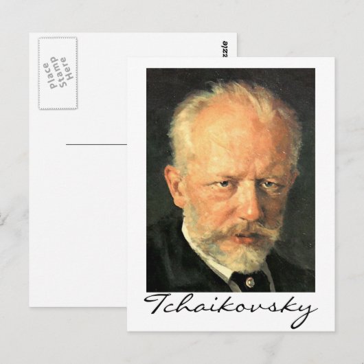 Tchaikovsky Briefkaart (Voorkant / Achterkant)