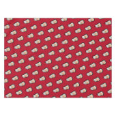 Tchaikovsky dark red tafelkleed (Voorkant (Horizontaal))