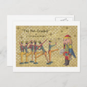 Tchaikovsky Nutkraker Soldaten Kerstmis Feestdagenkaart (Voorkant / Achterkant)