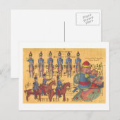 Tchaikovsky Nutkraker Soldaten Kerstmis Feestdagenkaart (Voorkant / Achterkant)