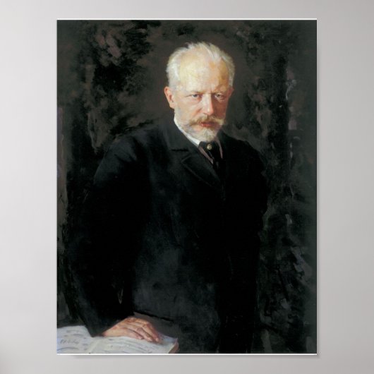 Tchaikovsky Portrait Poster (Voorkant)