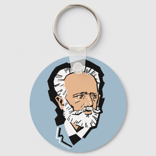 Tchaikovsky Sleutelhanger (Voorkant)