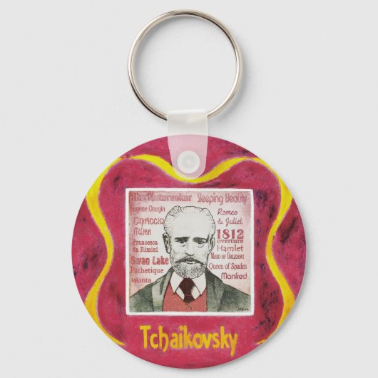 Tchaikovsky-sleutelring Sleutelhanger (Voorkant)