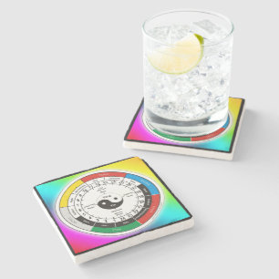 TCM Organogram / orgaanklok Stenen Onderzetter