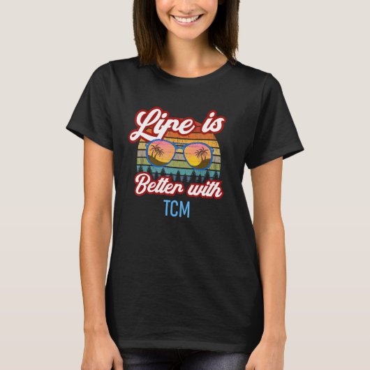 TCM Zonsondergang TCM Leraar Beginner T-shirt (Voorkant)
