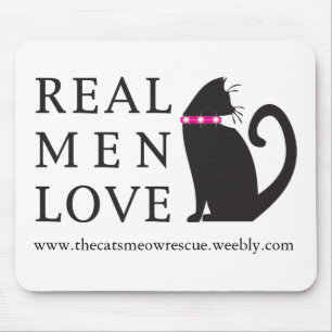 TCMR "Real Mannen Love Cats" Mousepad Muismat