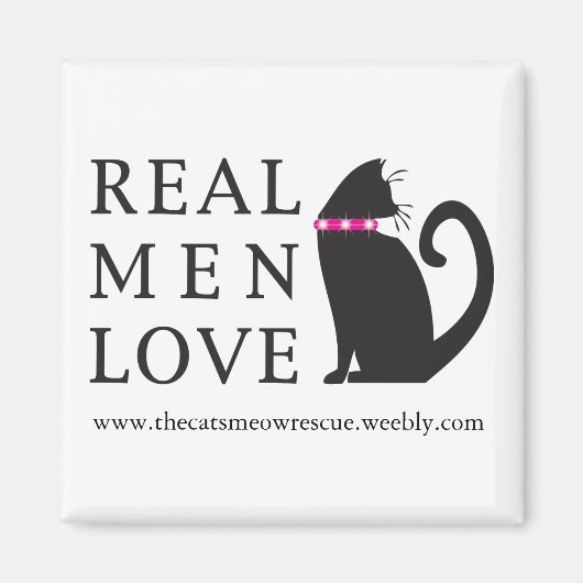 TCMR "Real Med Love Cats" magneet (Voorkant)