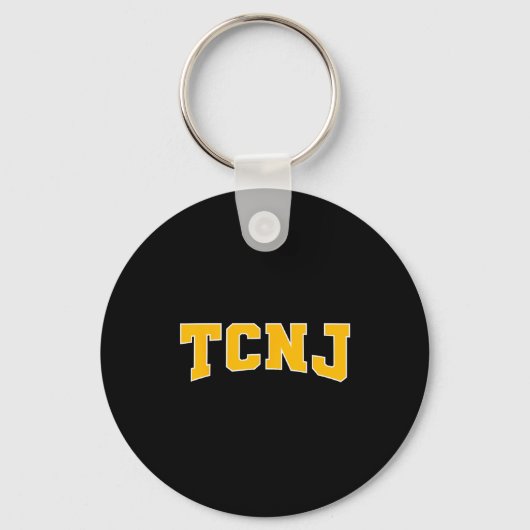 Tcnj The College Of New Jersey Apparel Srts Fan  Sleutelhanger (Voorkant)