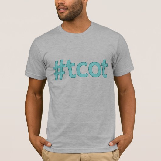 #tcot tweet blauw t-shirt (Voorkant)