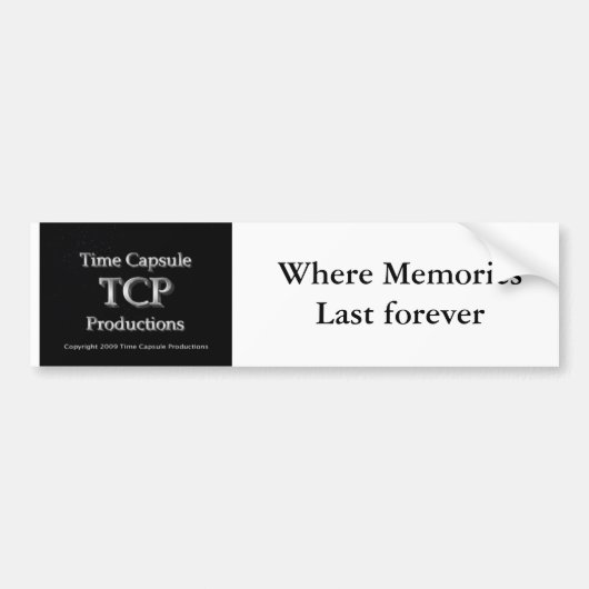 TCP-Bumpersticker Bumpersticker (Voorkant)