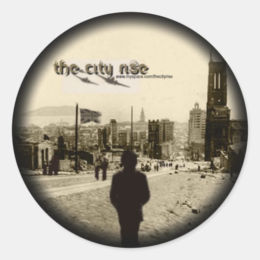 TCR - Reishuis - Tickers (blad van 6) Ronde Sticker (Voorkant)