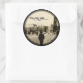 TCR - Reishuis - Tickers (blad van 6) Ronde Sticker (Tas)