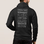 TCS Education System Mannen Full Zip Hoodie (Achterkant)