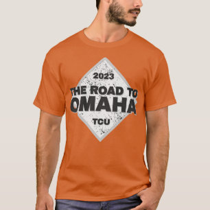 TCU weg naar Omaha College Baseball 2023 T-shirt