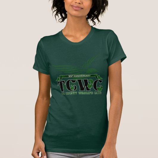 TCWC 25th Jubileum Logo Limited Edition Green T-shirt (Voorkant)