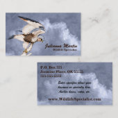 TCWC - American Kestrel Illustration Visitekaartje (Voorkant / Achterkant)