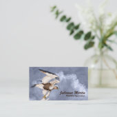 TCWC - American Kestrel Illustration Visitekaartje (Staand voorkant)