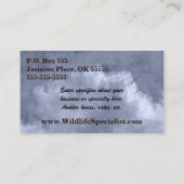 TCWC - American Kestrel Illustration Visitekaartje (Achterkant)