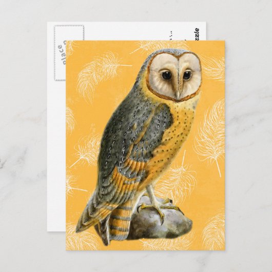 TCWC - Barn Owl  Briefkaart (Voorkant / Achterkant)