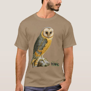 TCWC - Barn Owl met Logo T-shirt