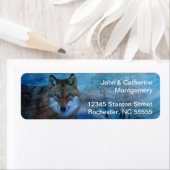 TCWC - Blauwe Wolf Kerstmis Etiket (Insitu)