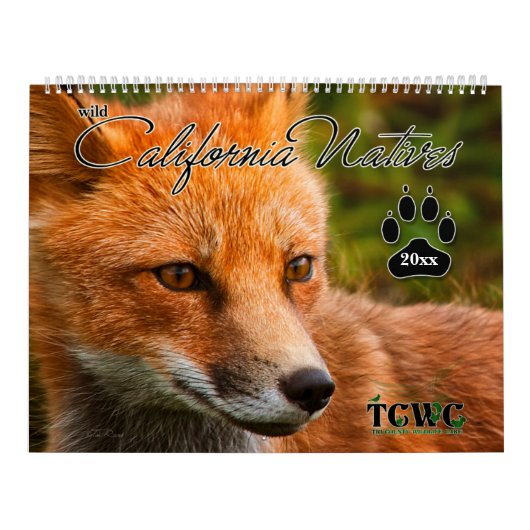 TCWC - Inheemse Californische natuur - Aangepast j Kalender (Hoes)
