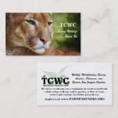 TCWC - Logo berghenn |Vrijwillig Visitekaartje (Voorkant / Achterkant)