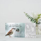 TCWC - Mus van het Huis van de Vakantie de Sneeuw Feestdagenkaart (Staand voorkant)