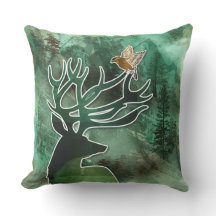 TCWC - "Woodland Harmony" Groene Deer en Vogels