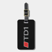 TD1-Bagagelabel Bagagelabel (Voorkant verticaal)