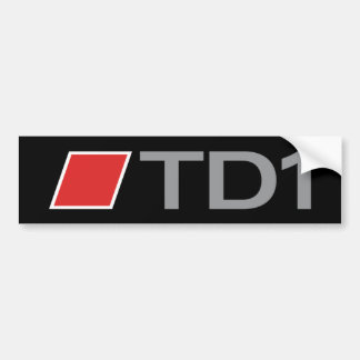 TD1-Bumpersticker Bumpersticker