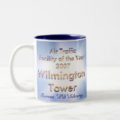 TD-naam - Gepersonaliseerd - Gepersonaliseerd Tweekleurige Koffiemok (Links)