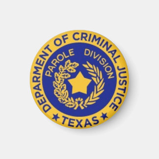TDCJ parole agent badge magnet