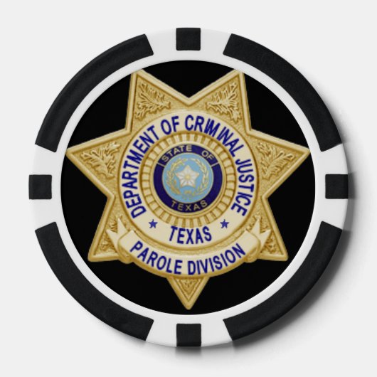 TDCJ Parole Division Coin Pokerchips (Voorkant)