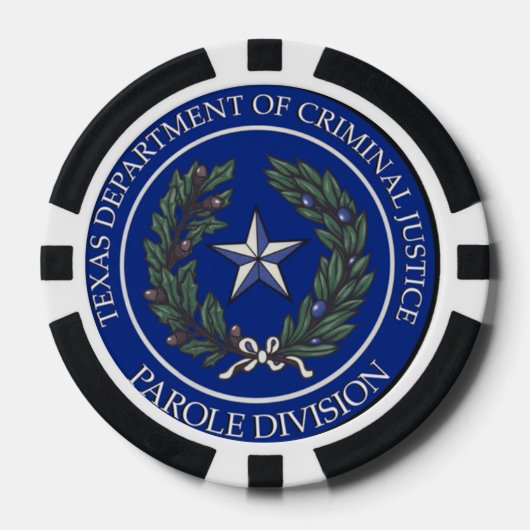 TDCJ Parole Division Coin Pokerchips (Voorkant)
