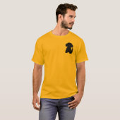 TDD-vak T zwarte dd T-shirt (Voorkant volledig)