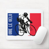 tdf vive le velo aangepast ontwerp muismat (Met muis)