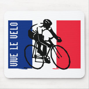 tdf vive le velo aangepast ontwerp muismat
