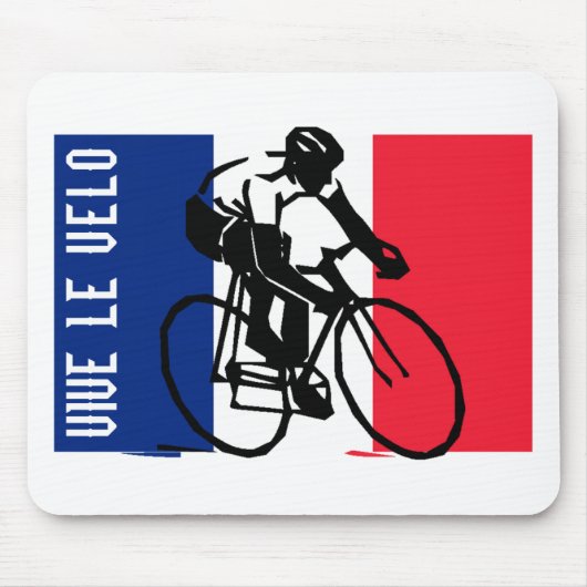 tdf vive le velo aangepast ontwerp muismat (Voorkant)