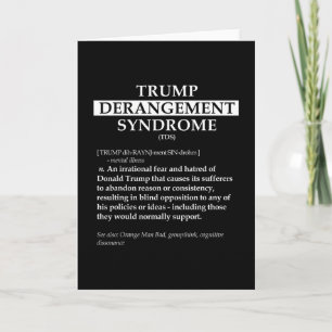 Tds Politiek Definitie Shirt - Trump Derangement Kaart