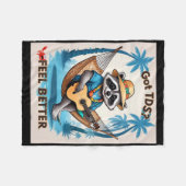 TDS Trump Derangement Syndrome Grappige Trump-onde Fleece Deken (Voorkant (Horizontaal))