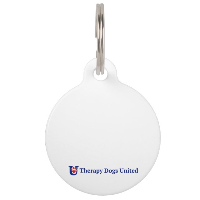 TDU Dog-Label Huisdierpenning (Achterkant)