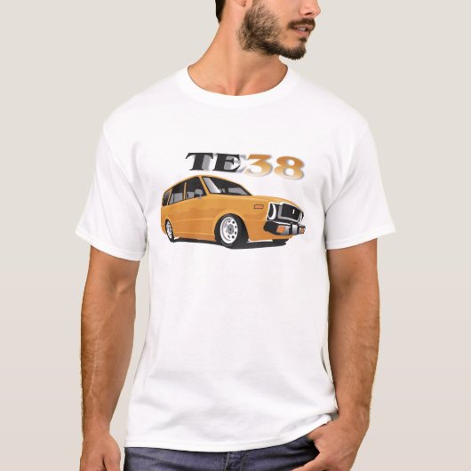 Te38 Corolla Wagon koper T-shirt (Voorkant)