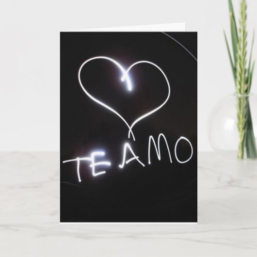 Te amo aunque… kaart (Voorkant)