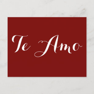 Te Amo Briefkaart