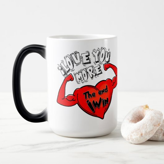 Te Amo Más, El Final Yo Gano Magische Mok (Met donut)